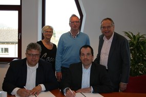 Niesje en Arend Tissingh, Hans Dekker;        Jan ten Kate en Michiel Dekker