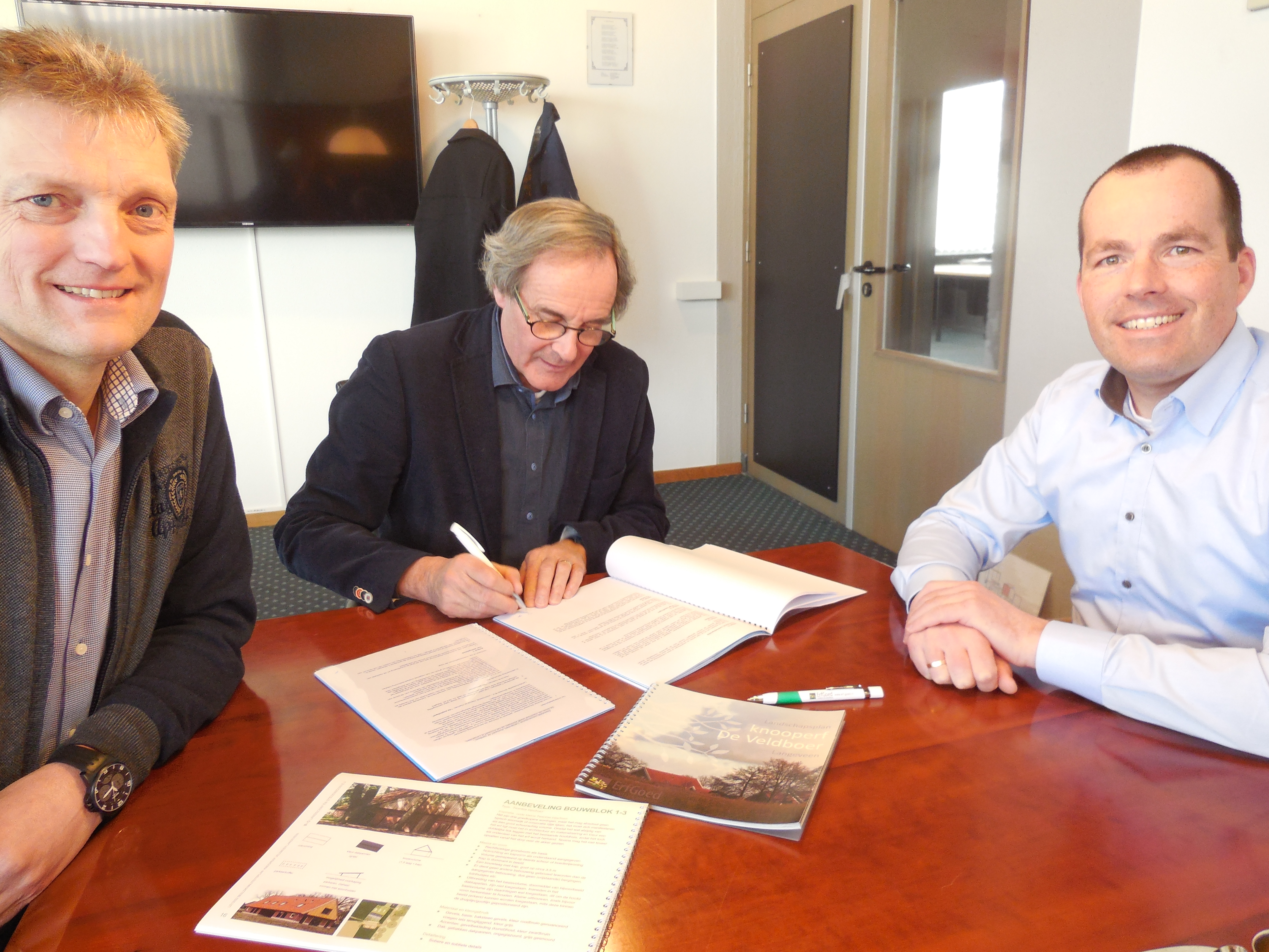 Anterieure Overeenkomst Knooperf getekend