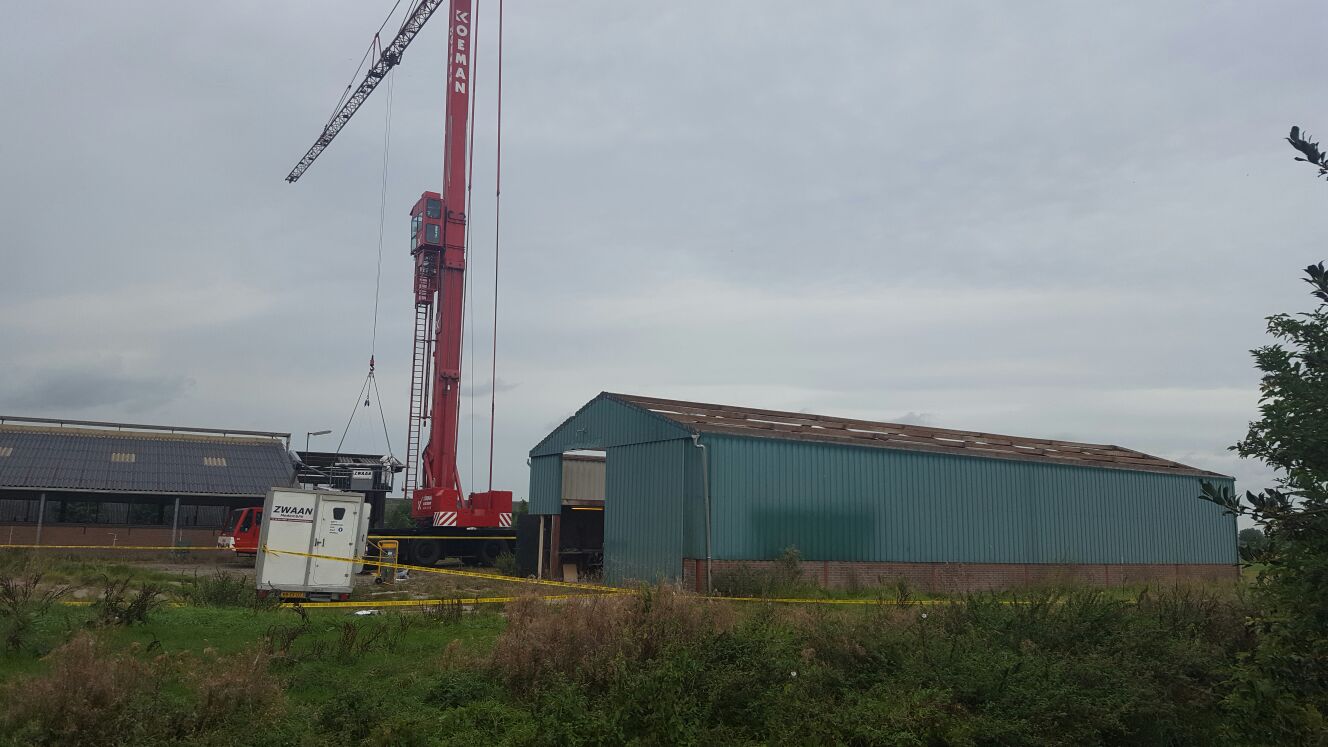 Sloop opstallen Warder 52 begonnen