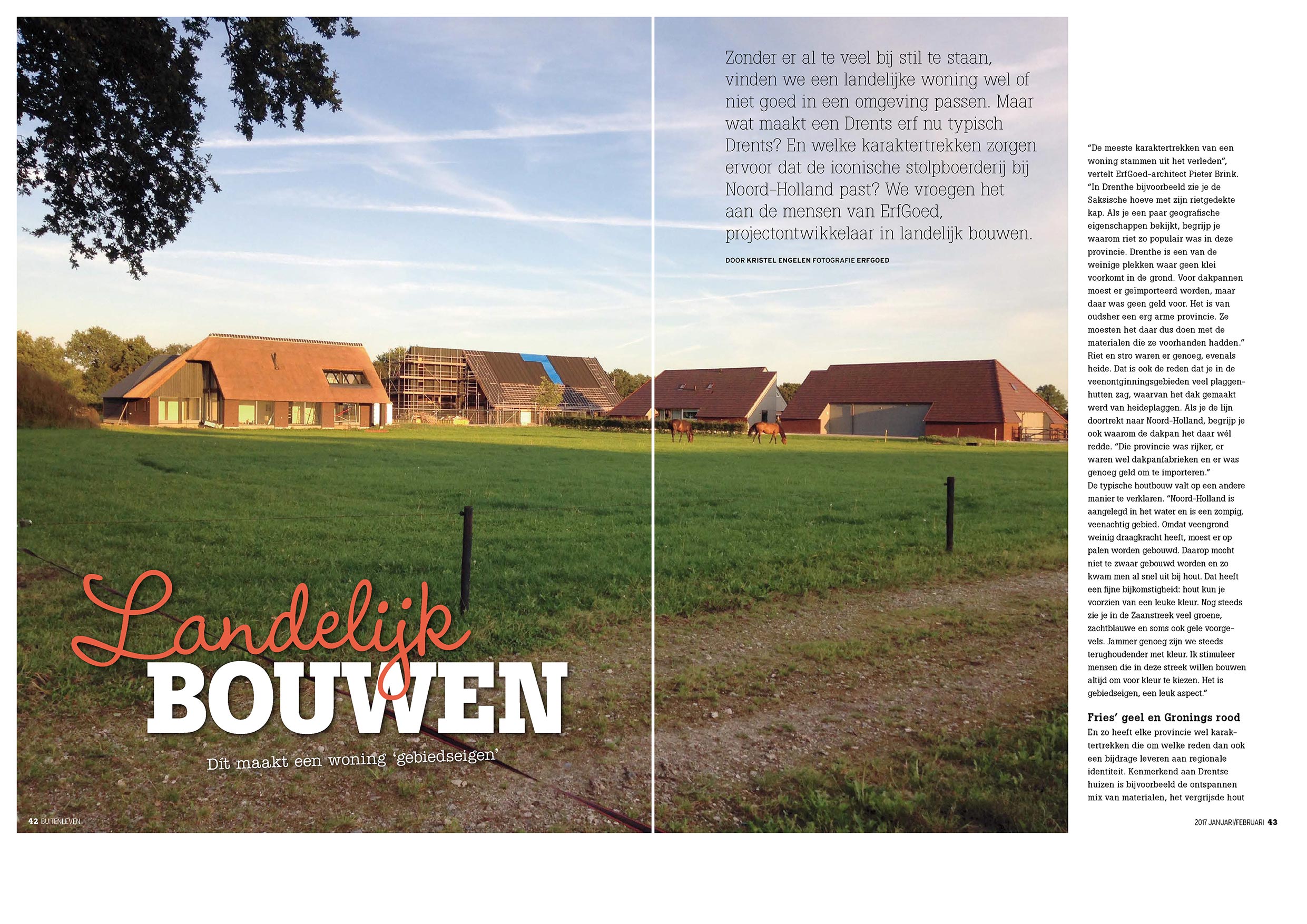 Interview ErfGoed in blad BUITENLEVEN