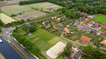 20160419 - Uffelte vogelvlucht 1 lege kavels